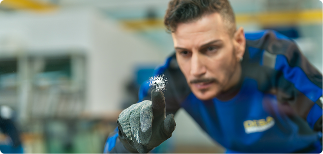 Man fixing a mechanical part